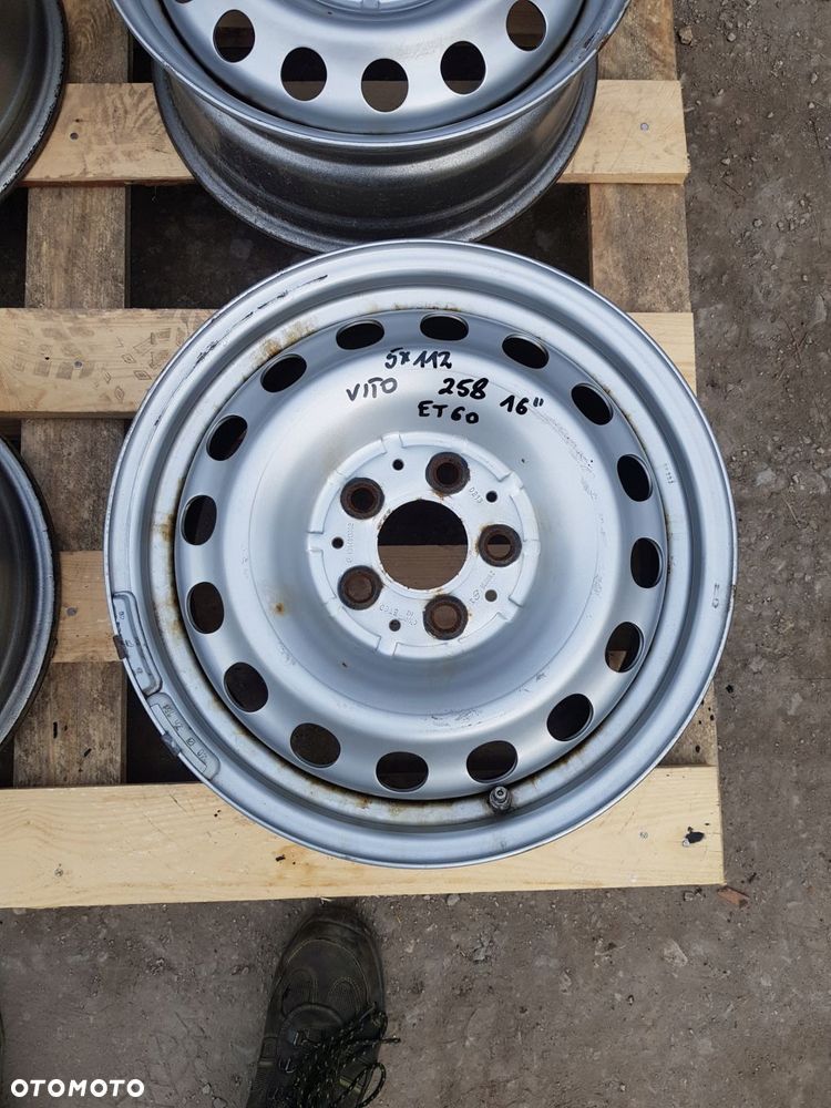 felgi stalowe mercedes vito 6.5 '' x 16'' 5x112 et 60 6394013302 - 4