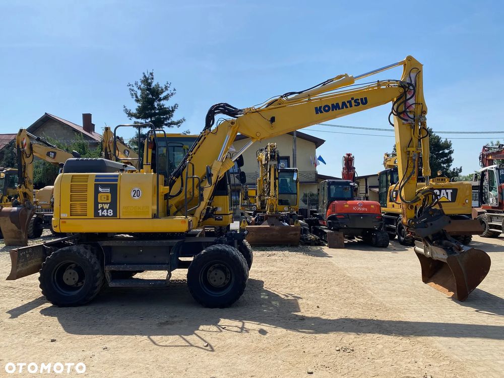 Komatsu PW148 -8, 2015 ROK, KRÓTKI TYŁ, Z NIEMIEC, SERWISOWANA W KOMATSU - 8