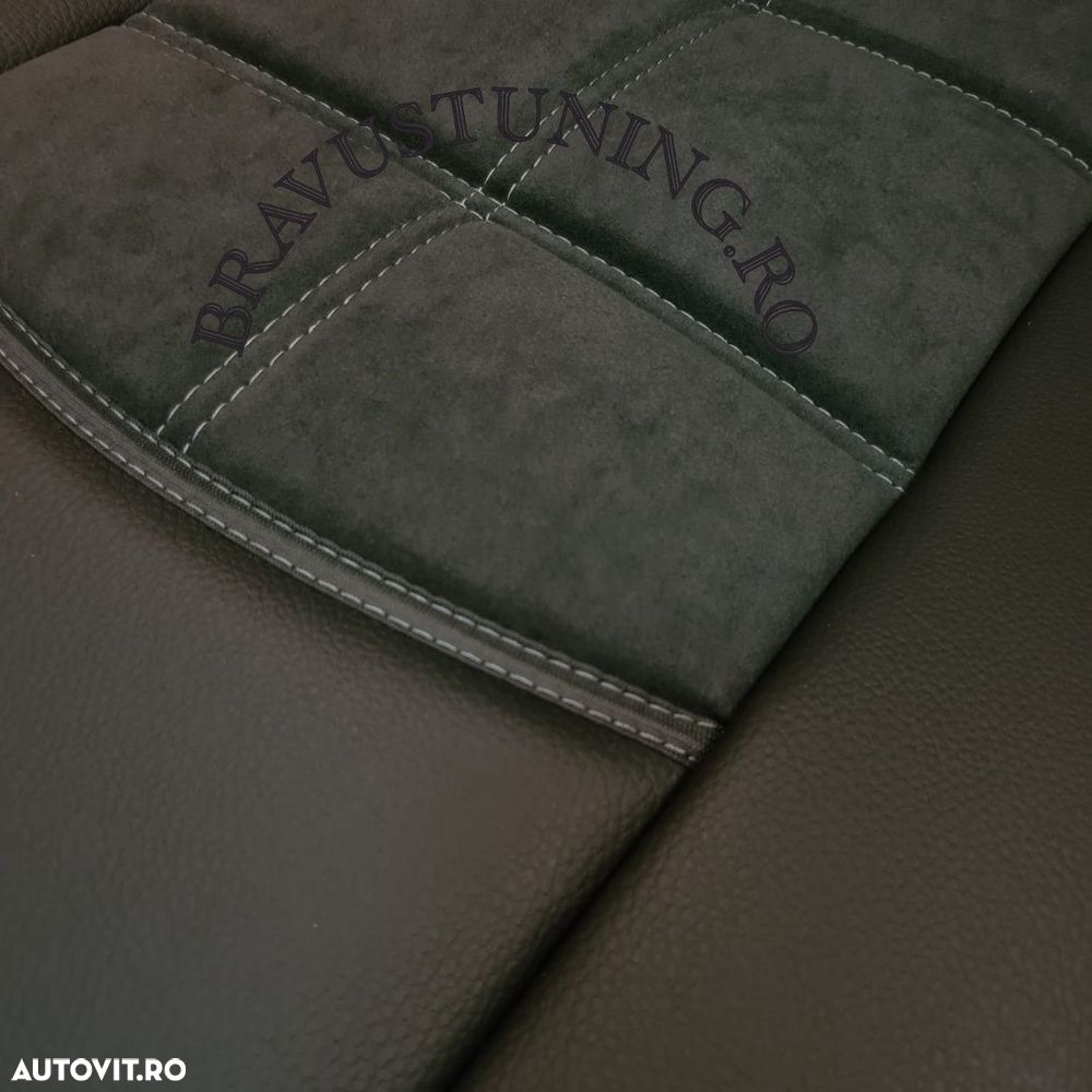 Huse spatar/sezut 2buc/set Material tip Alcantara + Piele ecologica - 5