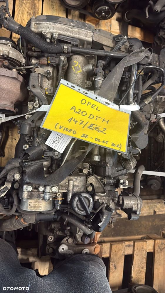 Opel A20DTH 2.0 diesel silnik kompletny z pełnym osprzętem gotowy do montażu VIDEO PRACY SILNIKA - WHATSAPP LUB LINK W OPISIE - 7