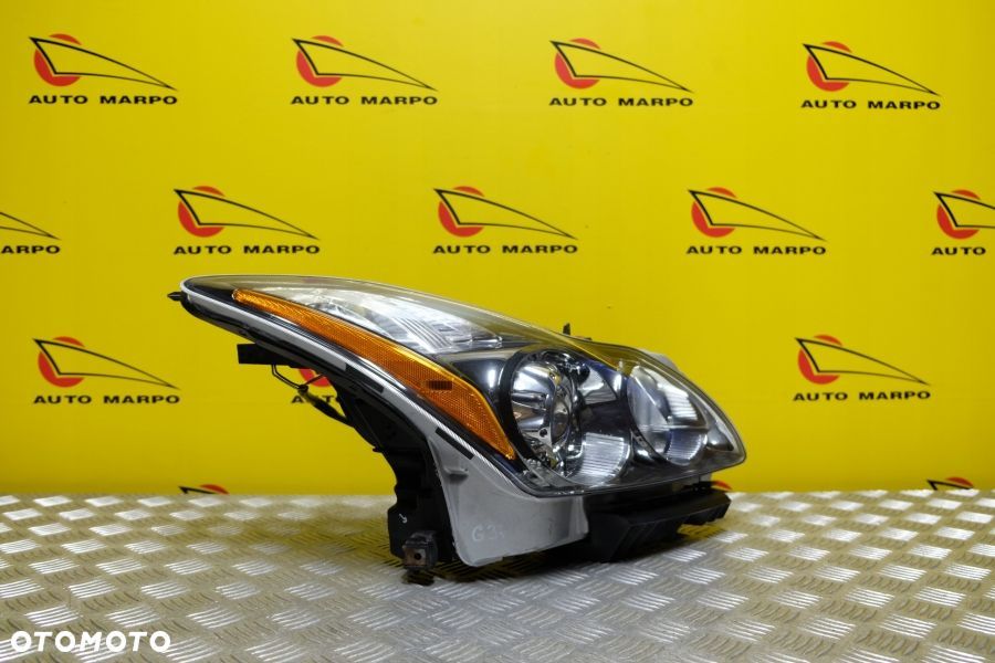 INFINITI G G37 V37 COUPE 2008- REFLEKTOR LAMPA XENON PRAWA CIEMNA USA - 3