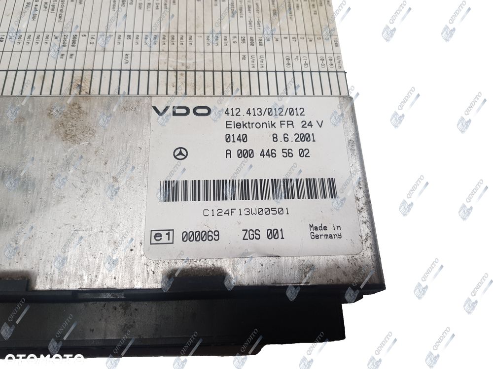 STEROWNIK VDO FR MERCEDES ACTROS MP2 MP3 A0004465602 - 2