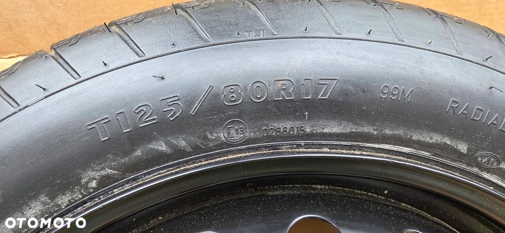 Koło dojazdowe zapasowe Audi A4 B6 B7 5X112 17" - 8