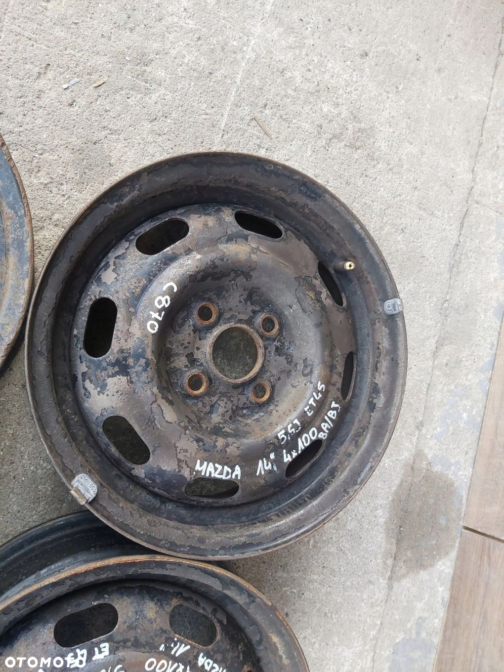 Mazda Toyota Yaris I felga stalowa felgi 14 cali 4x100 X-40704 - 5