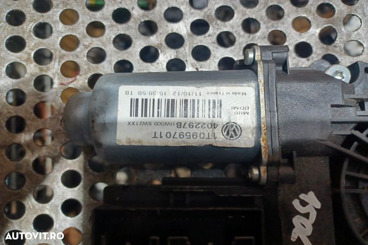 Motoras macara geam fata stanga 1T0959701T 5K0959793 Skoda Octavia 2 - 4