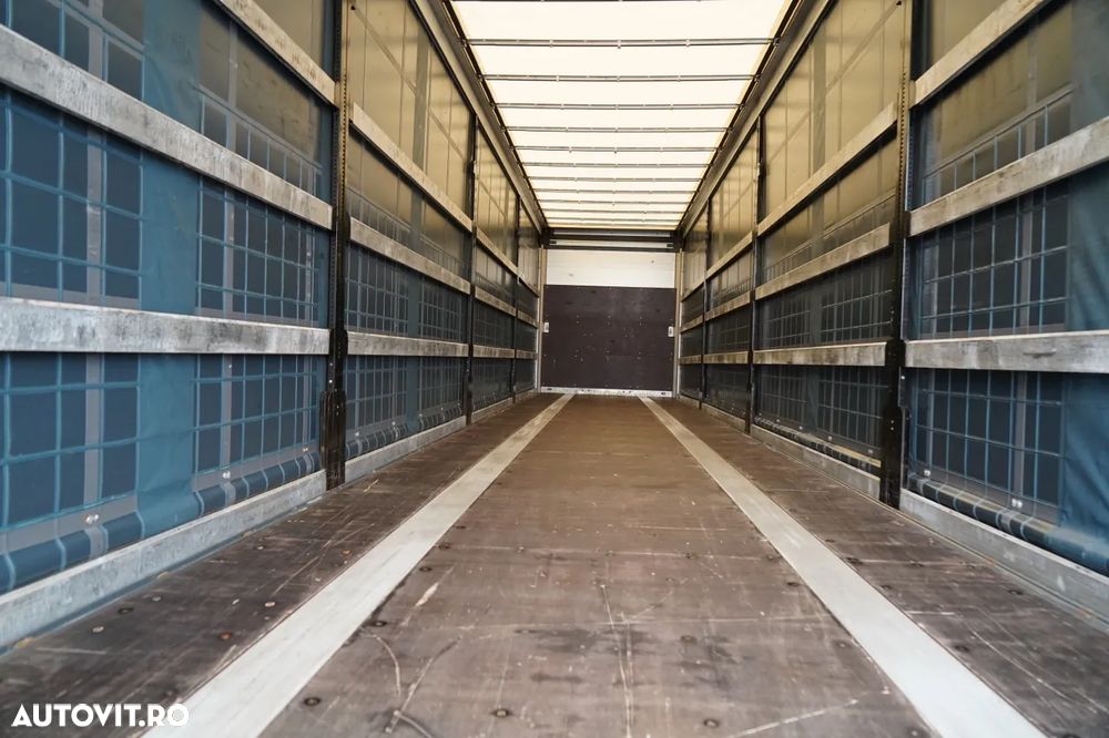 Schmitz Cargobull / CORTINĂ / MEGA / PUNȚĂ RIDICATĂ / PUNȚI SAF / ACOPERIȘ RIDICAT / PRELATĂ ARMATĂ - 17