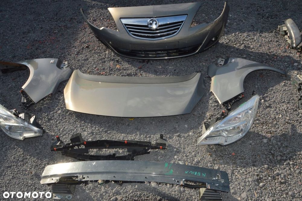 Zderzak maska błotnik lampa komplet przód opel meriva b Z40W - 4