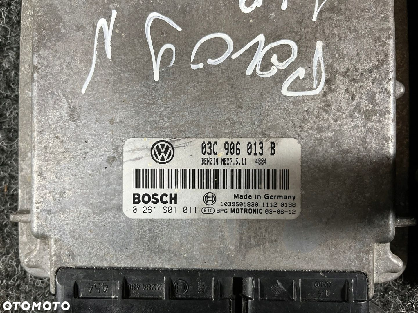 vw polo 9n 1.4 fsi zestaw startowy do odpalenia 03C906013B 0261S01011 - 5