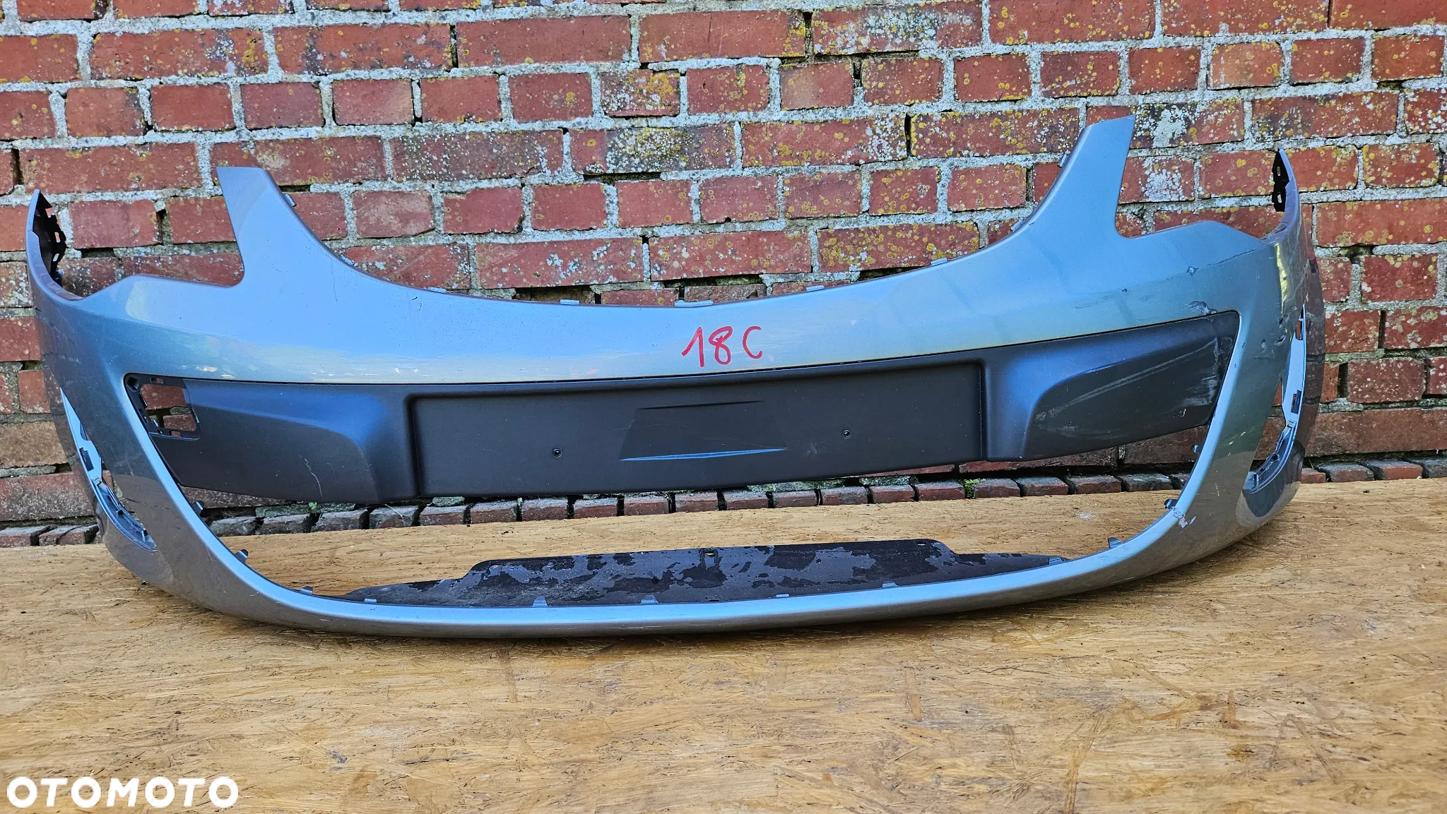 OPEL CORSA D 2011-2014 LIFT Zderzak przód Zderzak przedni 13285996 nie naprawiany nie spawany - 2