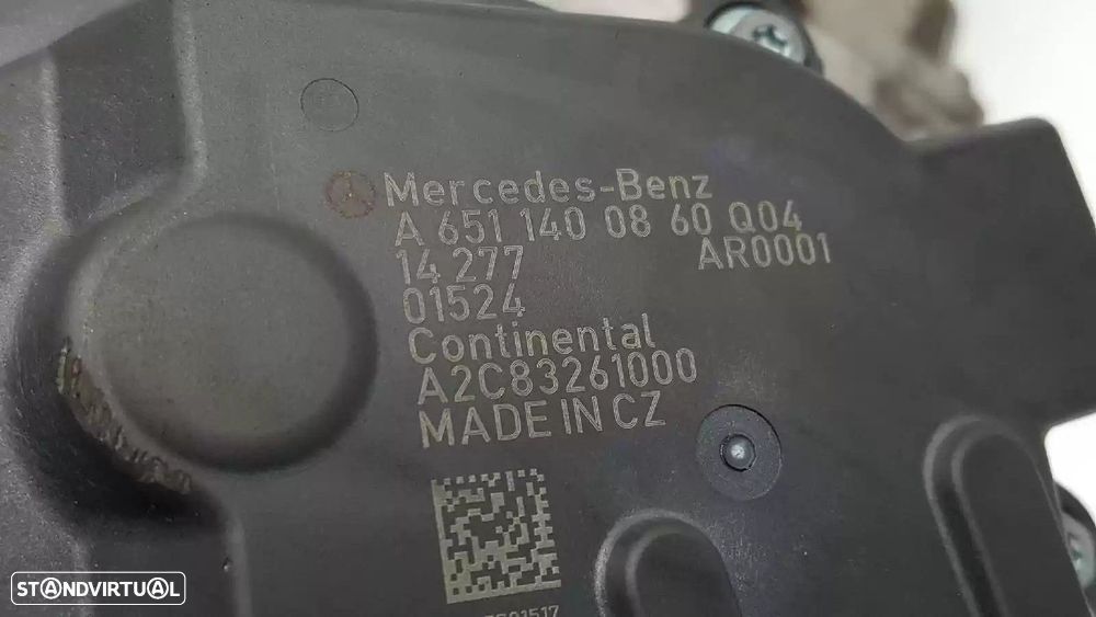 VALVULA EGR MERCEDES-BENZ SPRINTER 3,5-T FURGÃO 2011 -A6511400860 - 3