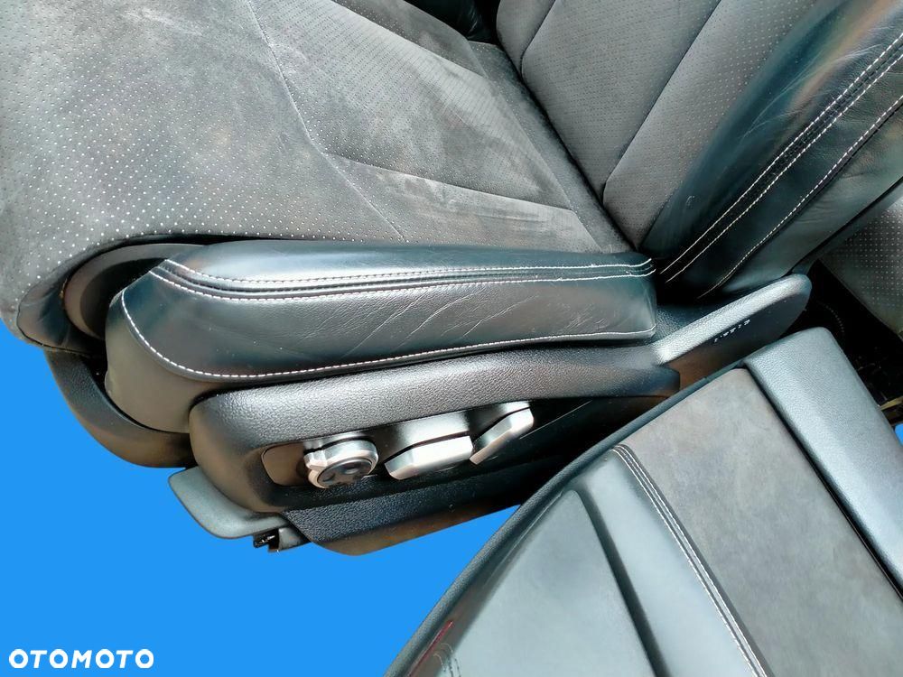 AUDI Q7 4M S-Line FOTELE KANAPA BOCZKI TAPICERKA SKÓRA CZARNA - 10