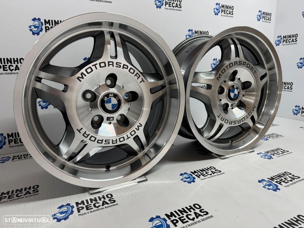 Jantes Look BMW Motorsport em 17 (5x120) gunmetal machined face - 2