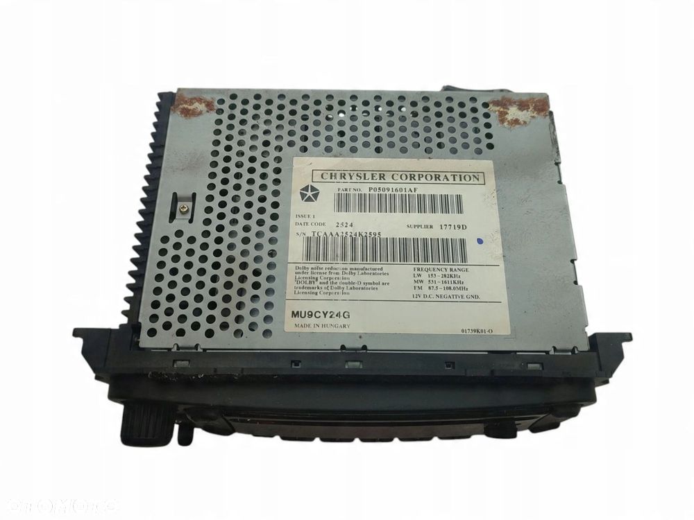 RADIO CHRYSLER PT CRUISER (2000-2007) 1.6 16V 115KM P05091601AF - 5