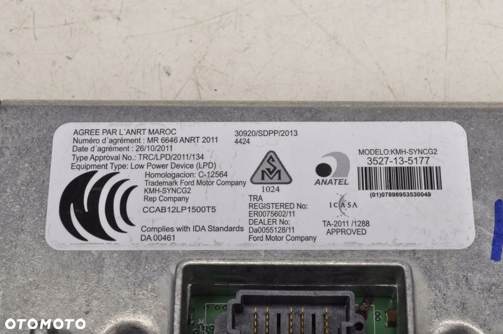 FORD FOCUS III MK3 STEROWNIK MODUŁ NAWIGACJI F1ET-14F239-AA - 9