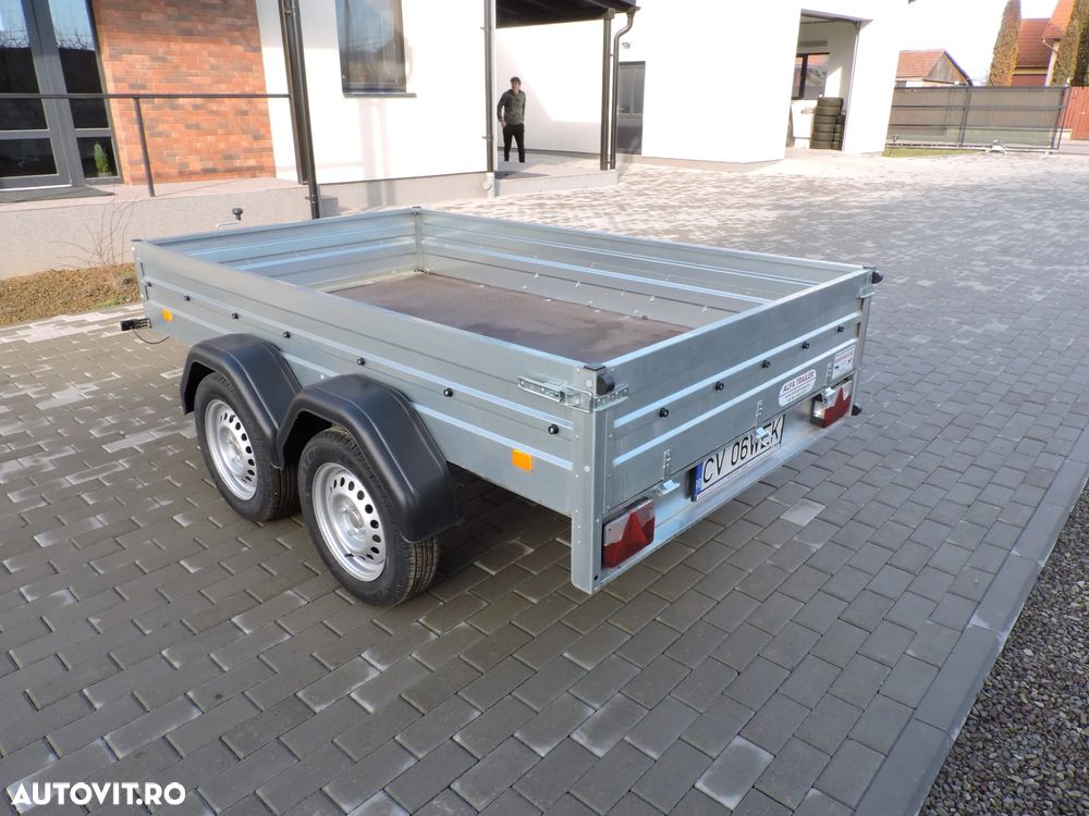 Trailer Europe ALFA, 2 axe ,1 axe , arc de foi, torsiune , sistem franare - 16