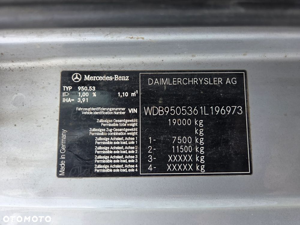 Mercedes-Benz AXOR 1826L // 9 BIEGÓW // KLIMA HAK // HDS HIAB ŻURAW DŹWIG // TYŁ PODUSZKI // EURO 4 - 31