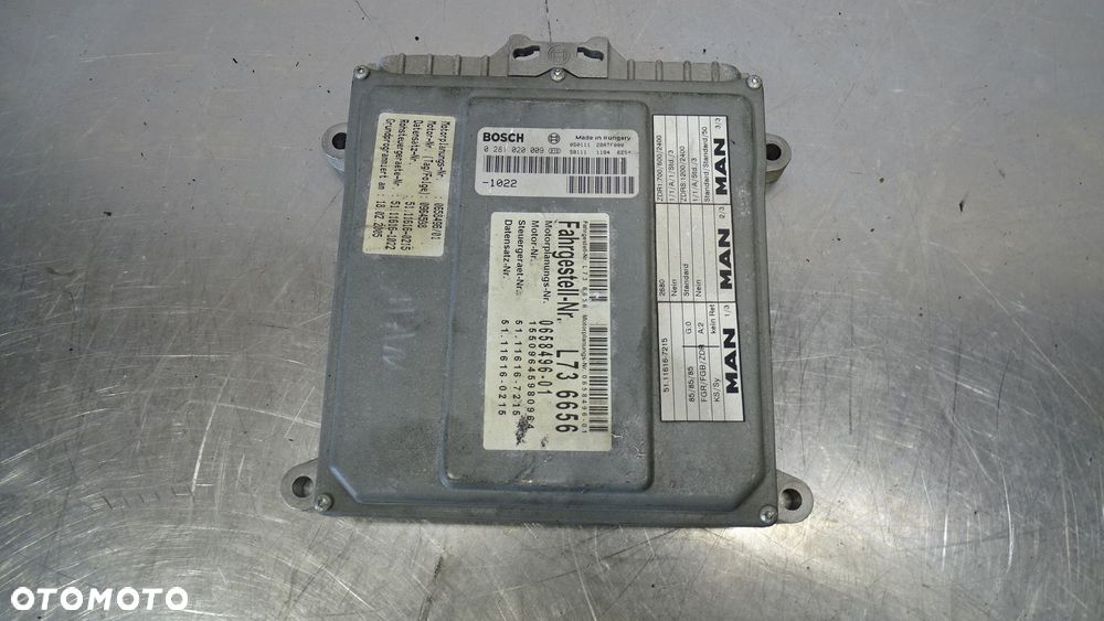 KOMPUTER SILNIKA MAN L2000 LE 12.220 0281020009 - 1