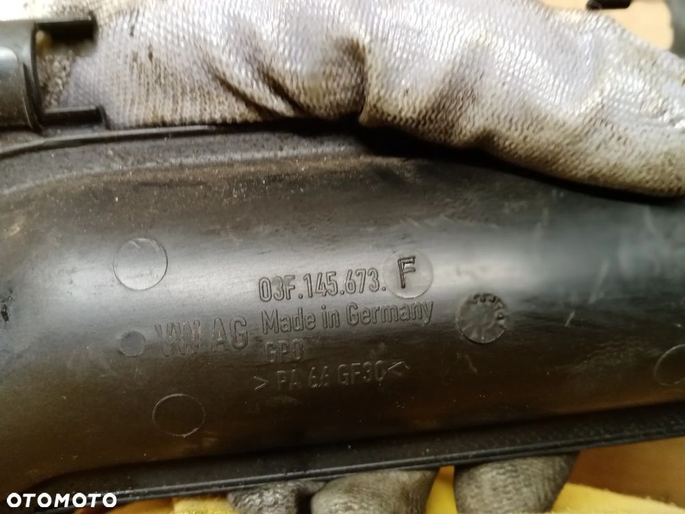 Rura przewód intercoolera czujnik MAP Sensor VW Golf VI 6 1.2 TSI 03F145673F - 5
