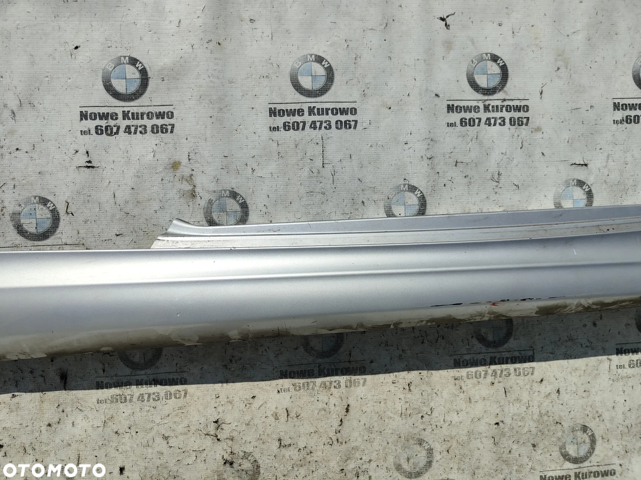 BMW E82 Listwa progowa nakładka prawa M-Pakiet Titansilber - 2