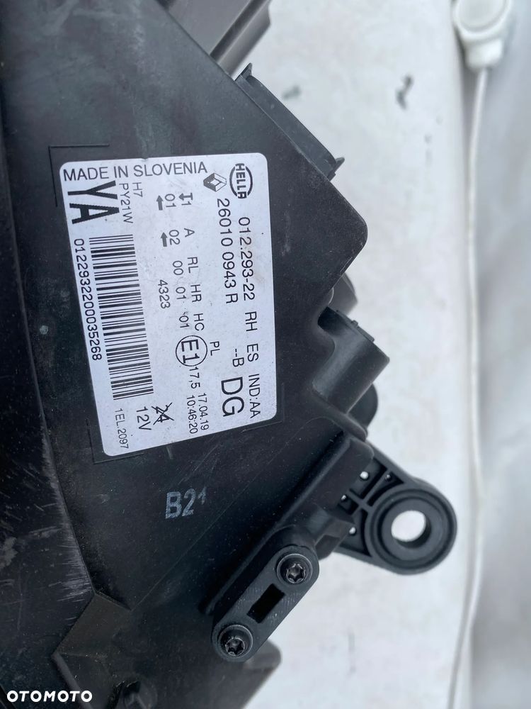 lampa scenic IV 4 soczewka H7 prawa EU cała - 4