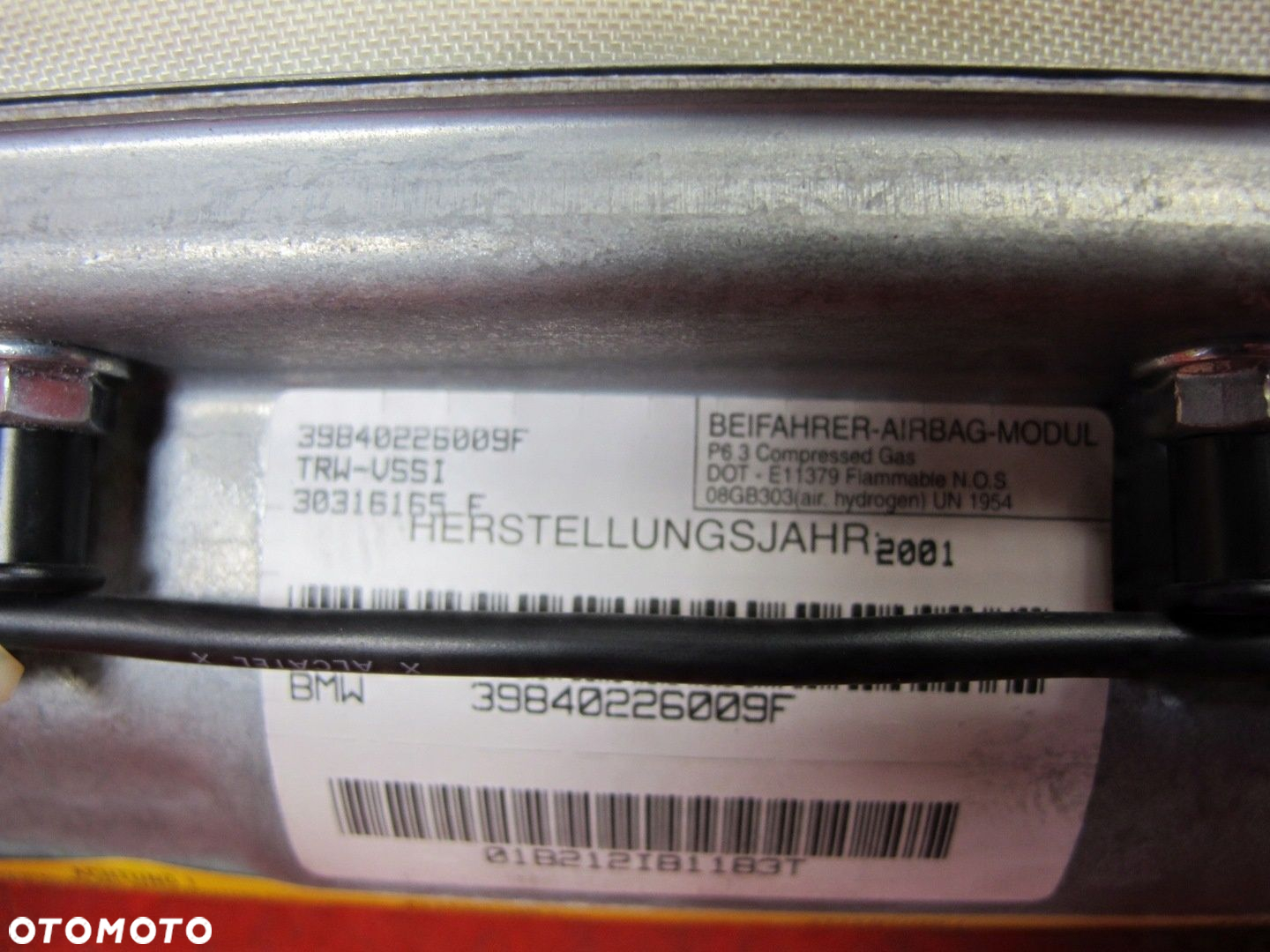 BMW X5 E53 PODUSZKI POWIETRZNE AIRBAG KOMPLET EURO - 15