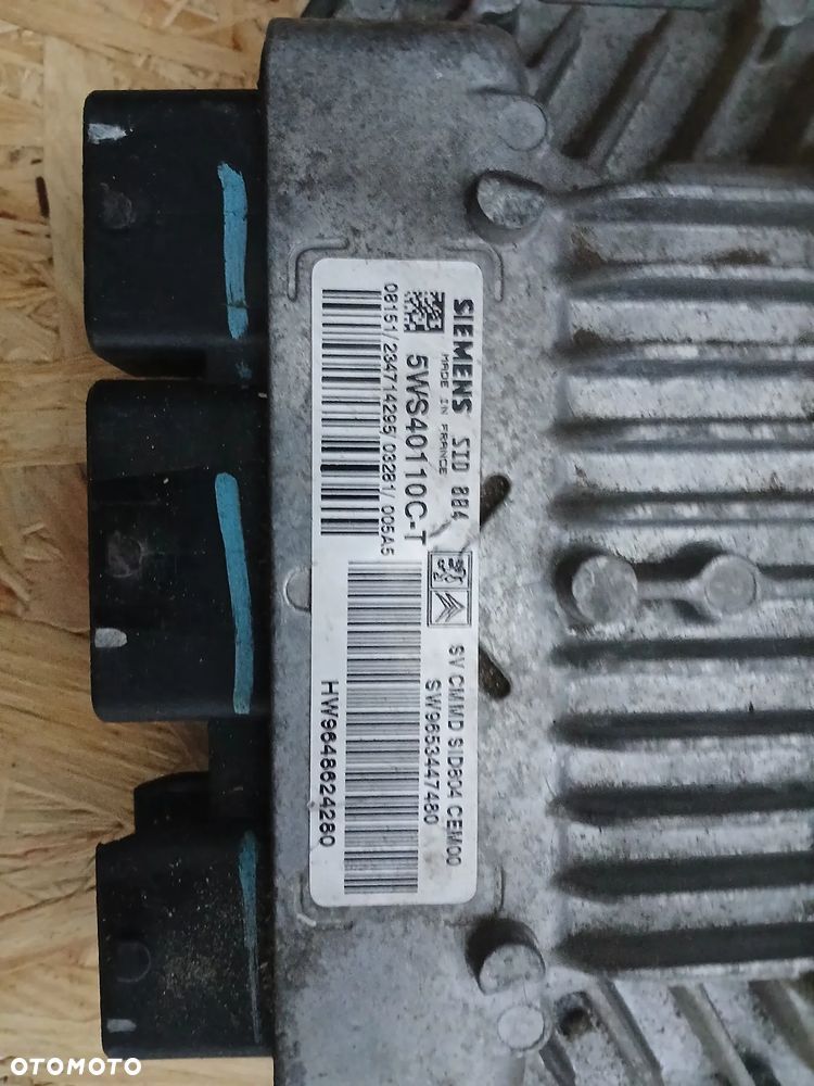 CITROEN 1,4 HDI STEROWNIK KOMPUTER SILNIKA 5WS40110CT SID 804 - 4
