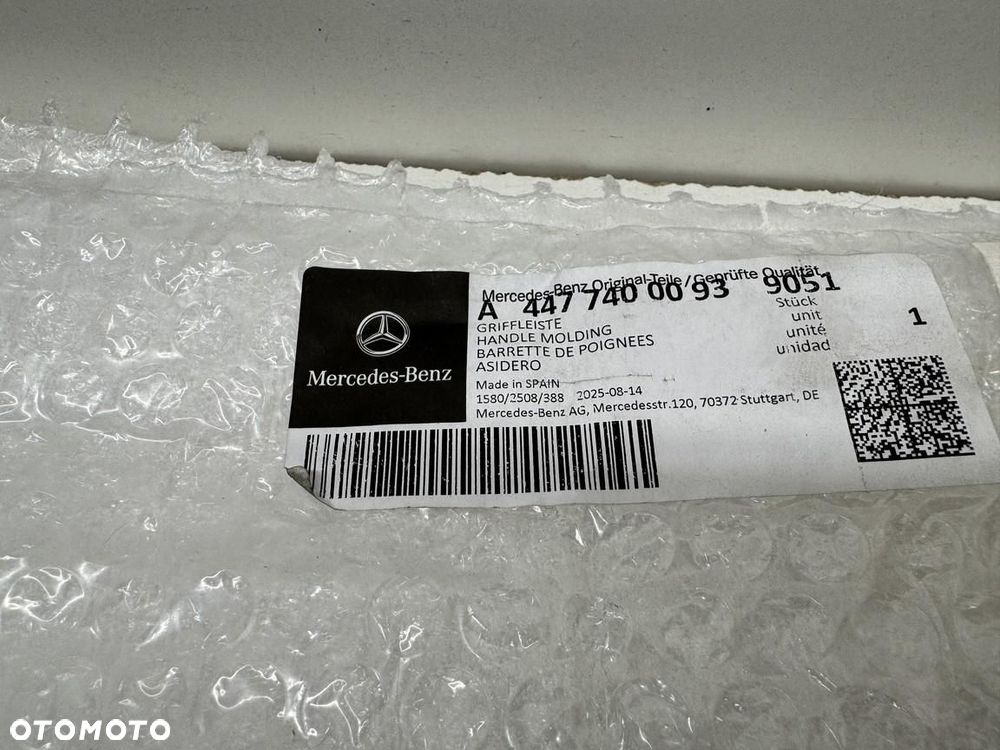 Blenda na klapę tył Mercedes vito 447 A4477400093 - 3