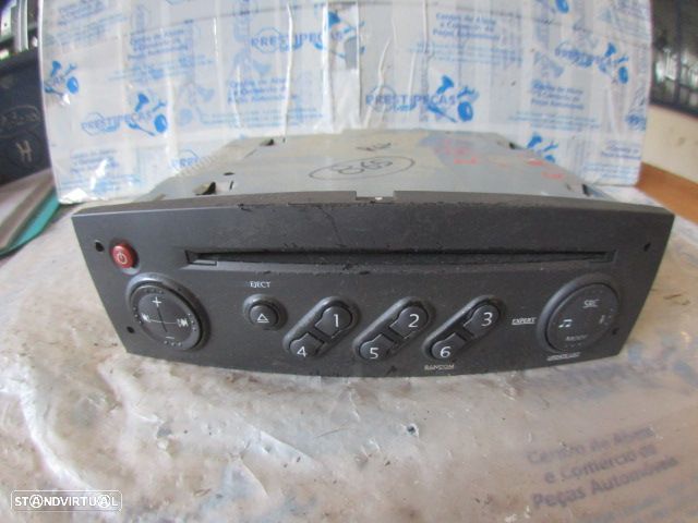Radios 8200607918B RENAULT  MEGANE 2 FASE 2 2007 1.5DCI 105CV 5P CINZA AZULADO ORIGINAL - 1