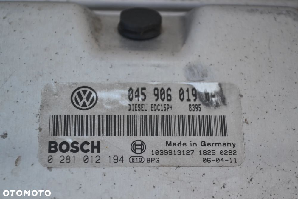 VW AUDI SEAT SKODA 1,4 TDI KOMPUTER STEROWNIK SILNIKA 045906019BP 0281012194 - 4