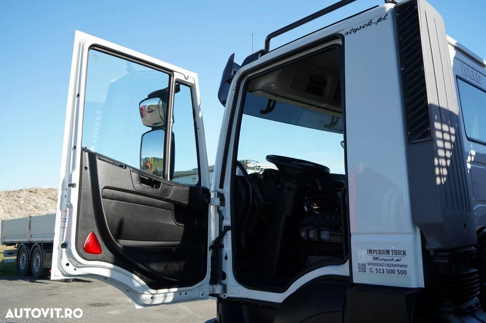 Iveco TRAKKER 410 / LIVRARE - 6,5 M + PALFINGER PK 19.001 SLD / PODEA RESISTENTĂ / 3 LOCURI / TELECOMANDĂ/ - 25