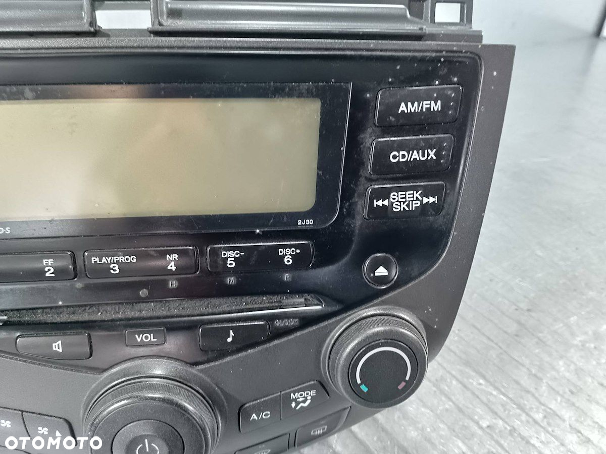 RADIO CD HONDA ACCORD VII 39050-SEA-G110-M1  RG723R0 - 4