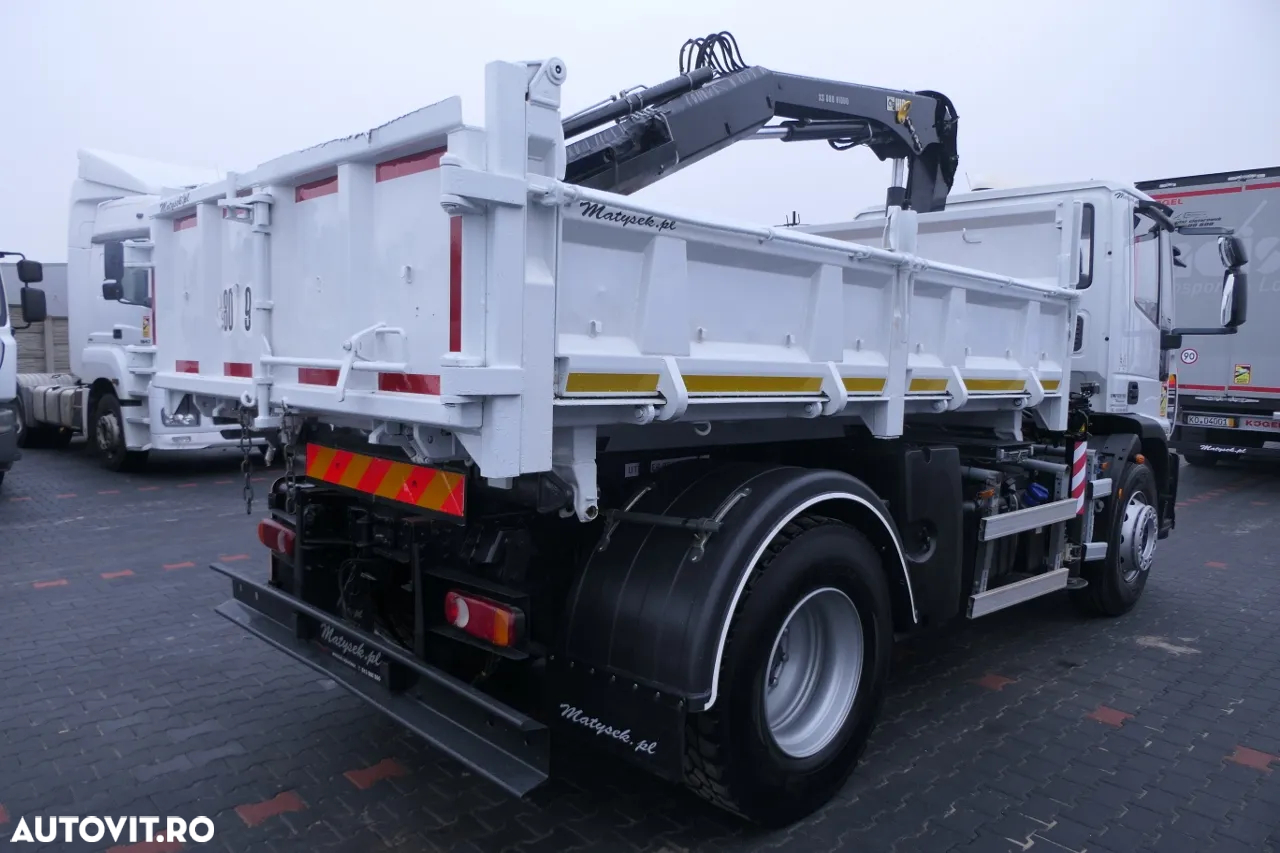 Iveco 19 - 320 CP / E 6 / Basculant + HDS / HYDROBOARD / KIPPER 3 FETE - 3,5 M / EURO 6 - 12