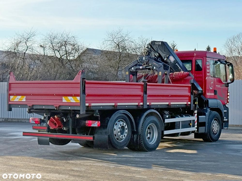 MAN TGS 26.360 * WYWROTKA 5,15m + BORDMATIC + HMF 1420 K2 + PILOT / 6x2 - 8