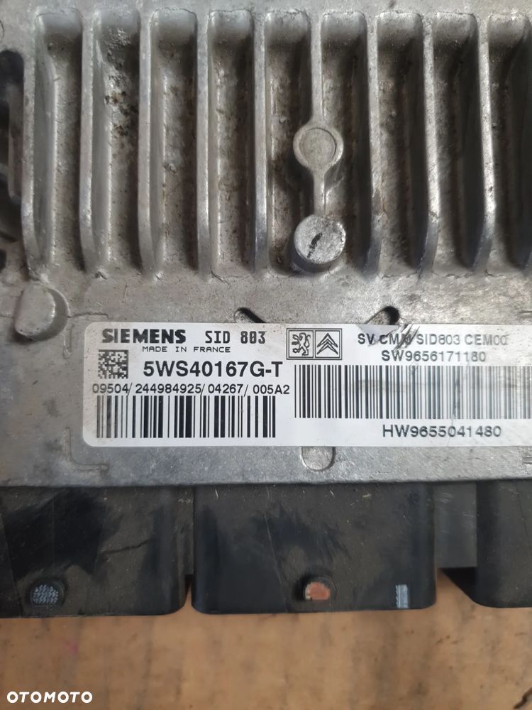 } komputer PEUGEOT 407 2.0 5WS40167G-T 9656171180 - 3