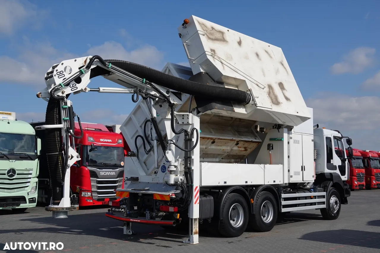 Renault KERAX 450 / 6x4 / MTS SAUGBAGGER 3A11T / EVALUAREA / ÎNCĂRCĂTORUL VACUUM / WUKO / CIOAN / RADIOCOMANDĂ - 28