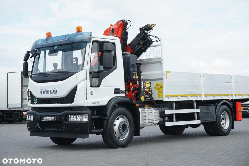 Iveco EUROCARGO / 160-21 / SKRZYNIOWY + HDS / FASSI F110 / ROTATOR / PILOT - 24