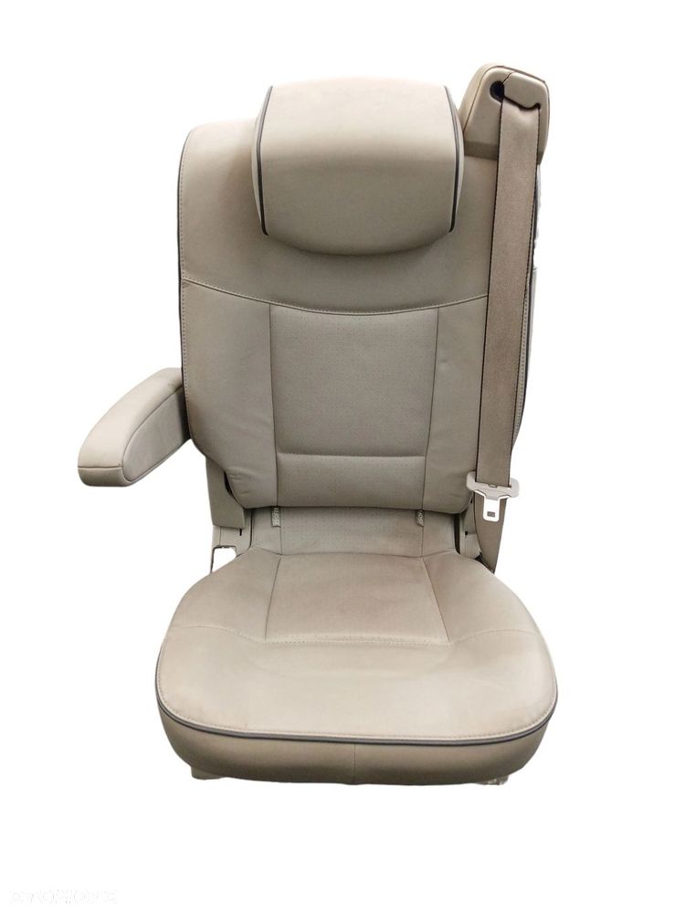 FOTEL TYŁ PRAWY SKÓRA JASNY RENAULT ESPACE IV LIFT (06-12) INITIALE PARIS - 1