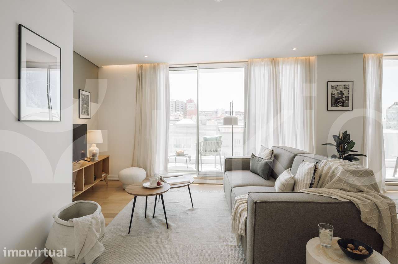 Apartamento T2 com terraço em Alvalade - Grande imagem: 2/23