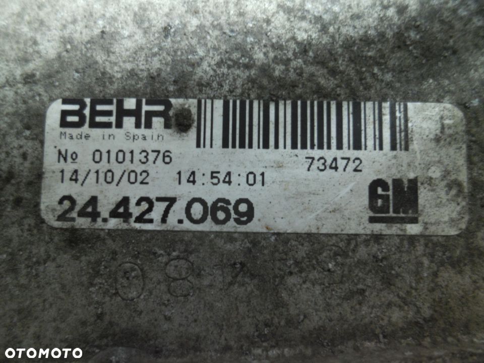 INTERCOOLER CHŁODNICA OPEL CORSA C 1.7DTI 24427069 - 3