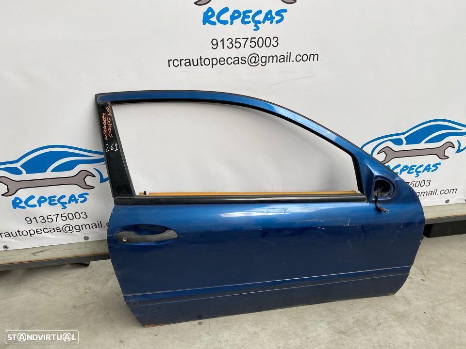 PORTA PORTAS FRENTE FRONTAL ESQUERDA MERCEDES BENZ CLASS C COUPE CL203 CLC W203 A2037201605 2037201605 FECHO ELEVADOR MOTOR PUXADOR VIDRO RETROVISOR RETROVISORES - 2