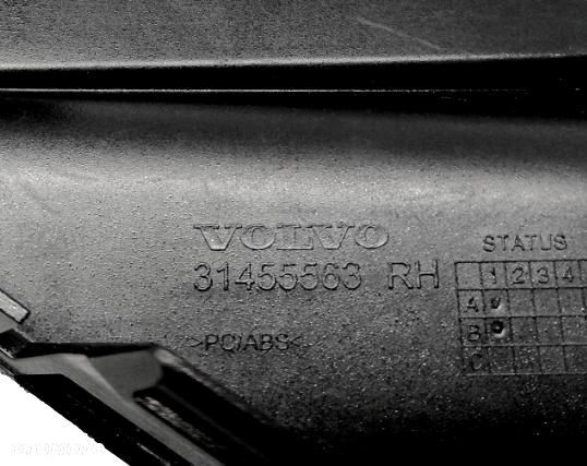 VOLVO S60 III V60 II prawa kratka atrapa zderzak przod R-Design OE 31455563 - 3