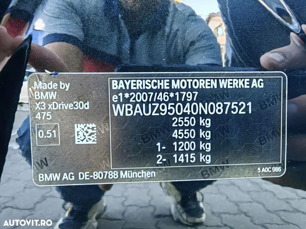 BMW X3 xDrive30d Aut. M Sport - 32