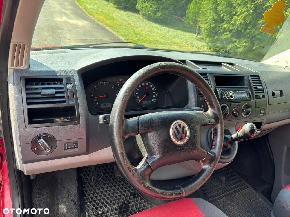 Volkswagen Transporter T5 2.5 TDI 130 KM Doka 5-Osobowy - 14