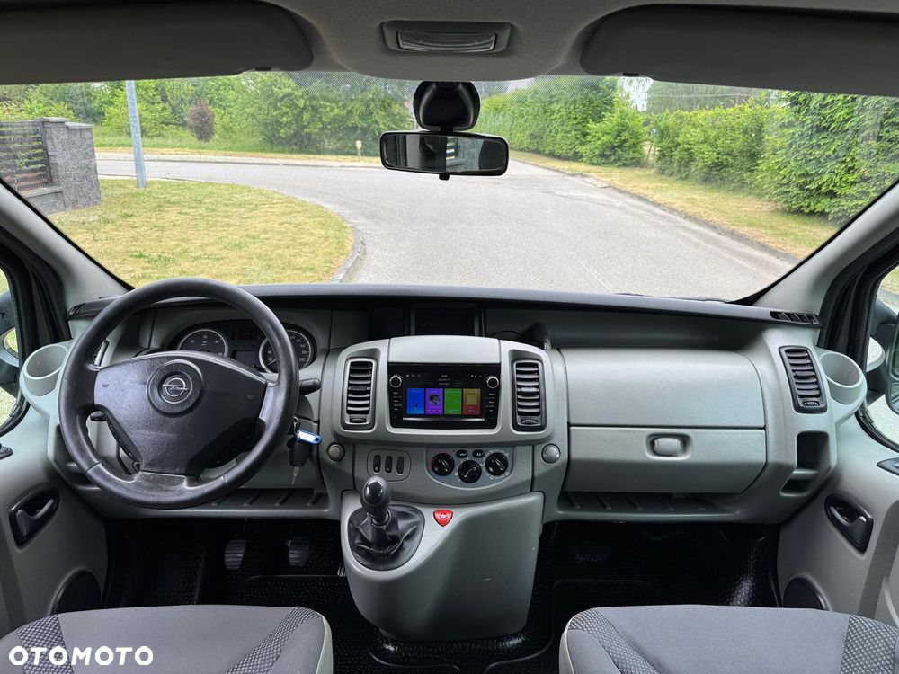 Opel VIVARO Klima Elektryka Duża Navi Tempomat Dubel Kabina Brygadówka 6os Hak Rury Pdc - 18