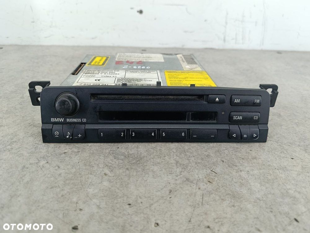 RADIO FABRYCZNE BMW 3 E46 FL 7640273342 8152284  BLAUPUNKT - 1