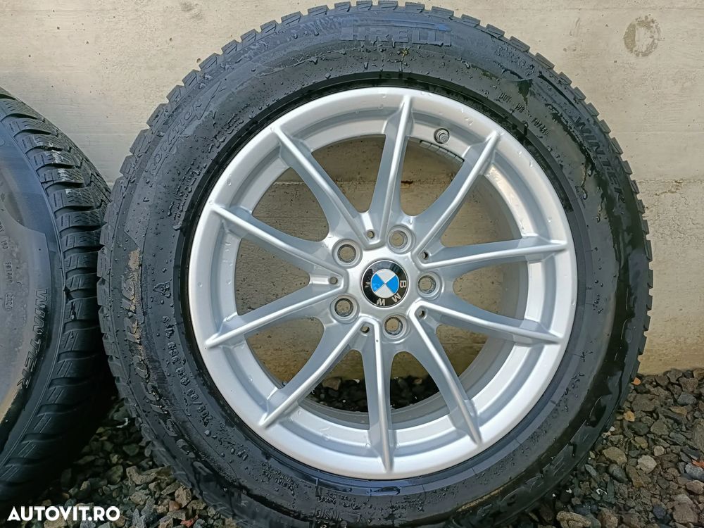 Jante aliaj/aluminiu BMW cu cauciucuri de Iarna 205/60/16, Dot 2024, 8mm - 2