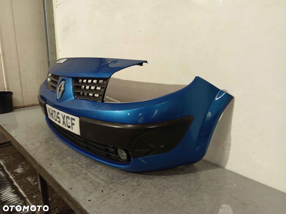 + ZDERZAK PRZÓD PRZEDNI DO RENAULT GRAND SCENIC 2 II TEI45 NIEBIESKI HALOGENY - 4