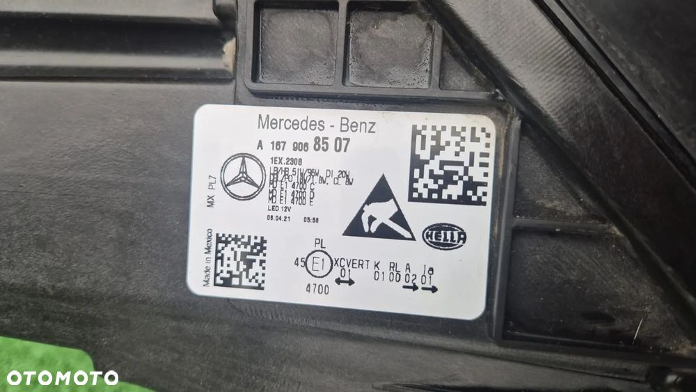 MERCEDES GLE W167 FULL LED Multibeam Led Lampa Lewa Reflektor Lewy A1679068507 A1679065111 A1678260500 - 11
