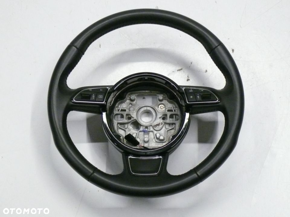 KIEROWNICA MULTIFUNKCYJNA AUDI A1 A6 A7 SKÓRA KOLOR 1KT CZARNY - 1