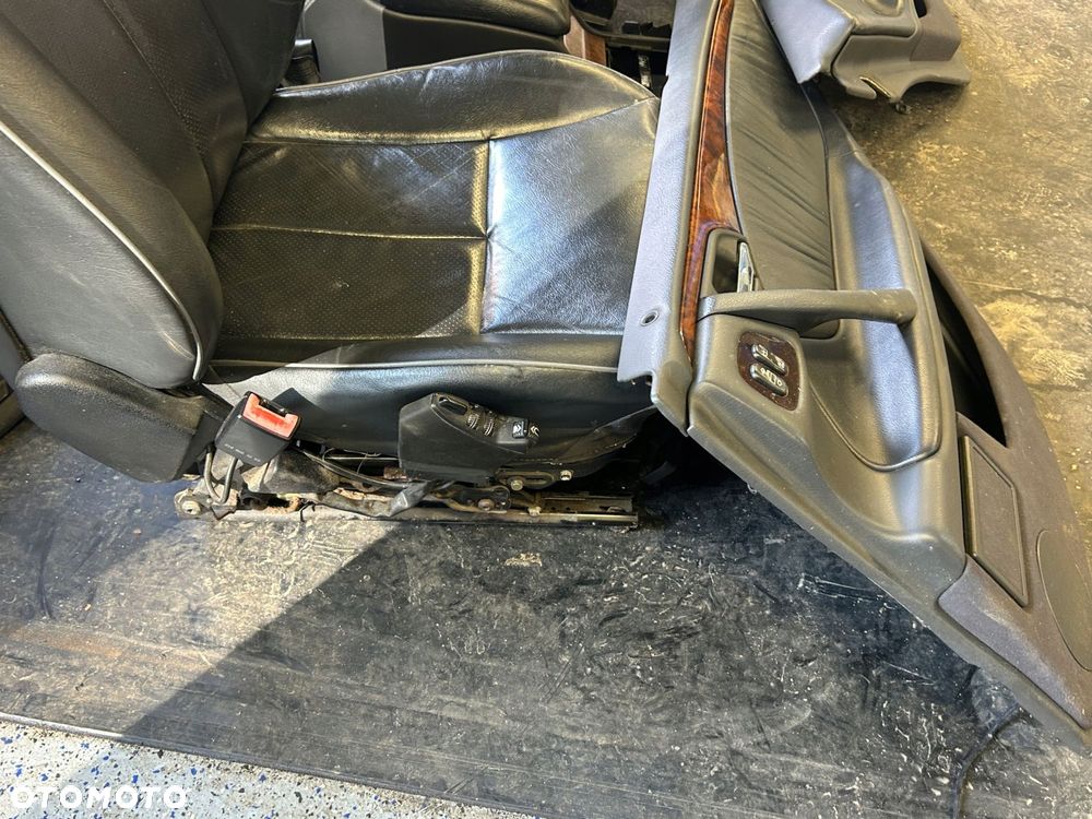 mercedes w210 sedan fotele kanapa skóra podgrzewane europa - 8